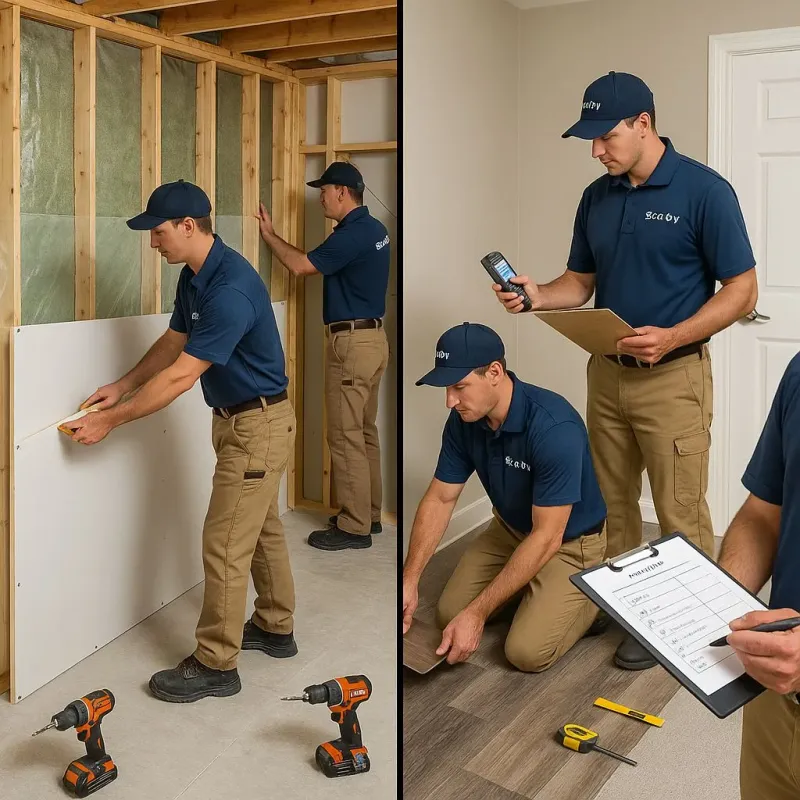 Repairs and Reconstruction process in New Haven, WV